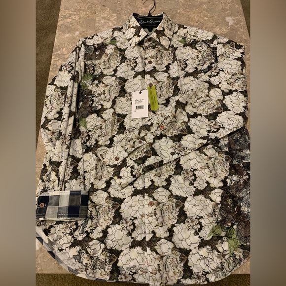 Robert Graham | Golden Tunnel | Long Sleeve Sport Shirt | Size: L - Picture 3 of 5